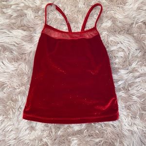 Velvet red top💋🌹🌹